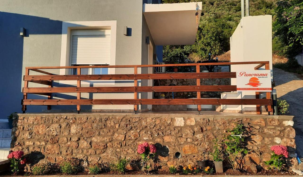 Panorama Apartments Prínos Dış mekan fotoğraf